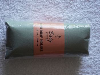 Drap housse Kaki Baby Fitted neuf Dimension 70 x 140 cm