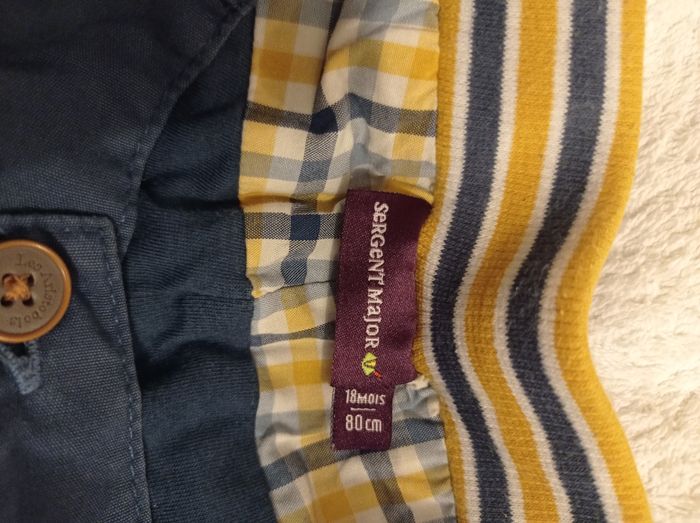 Pantalon pour garçon taille élastique marque sergent major taille 18 mois 80 cm - photo numéro 6