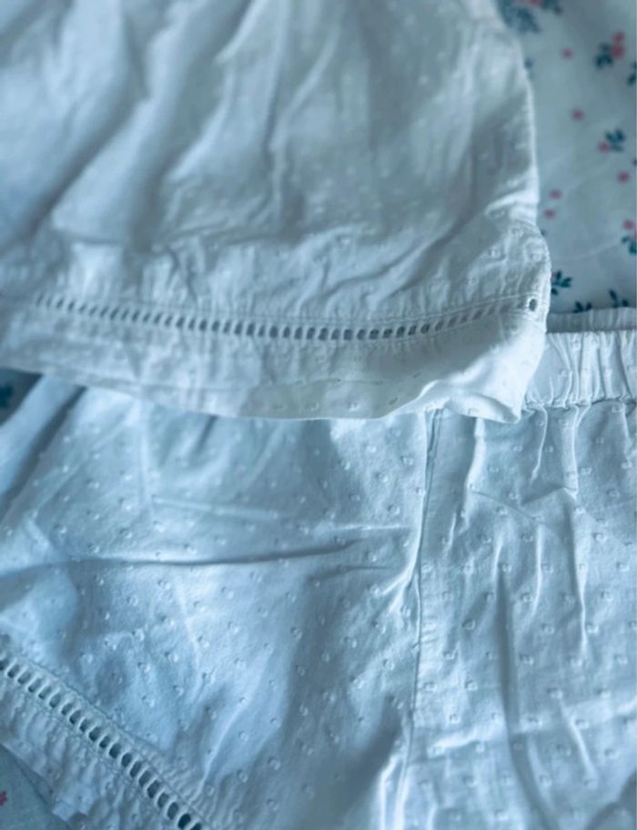 Joli ensemble Zara en coton gauffré fille 3/4ans - photo numéro 2