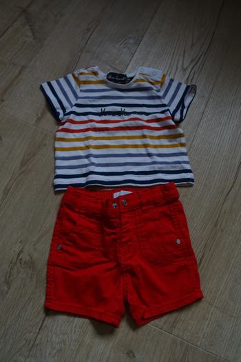 Ensemble Tee-shirt/short 6 mois