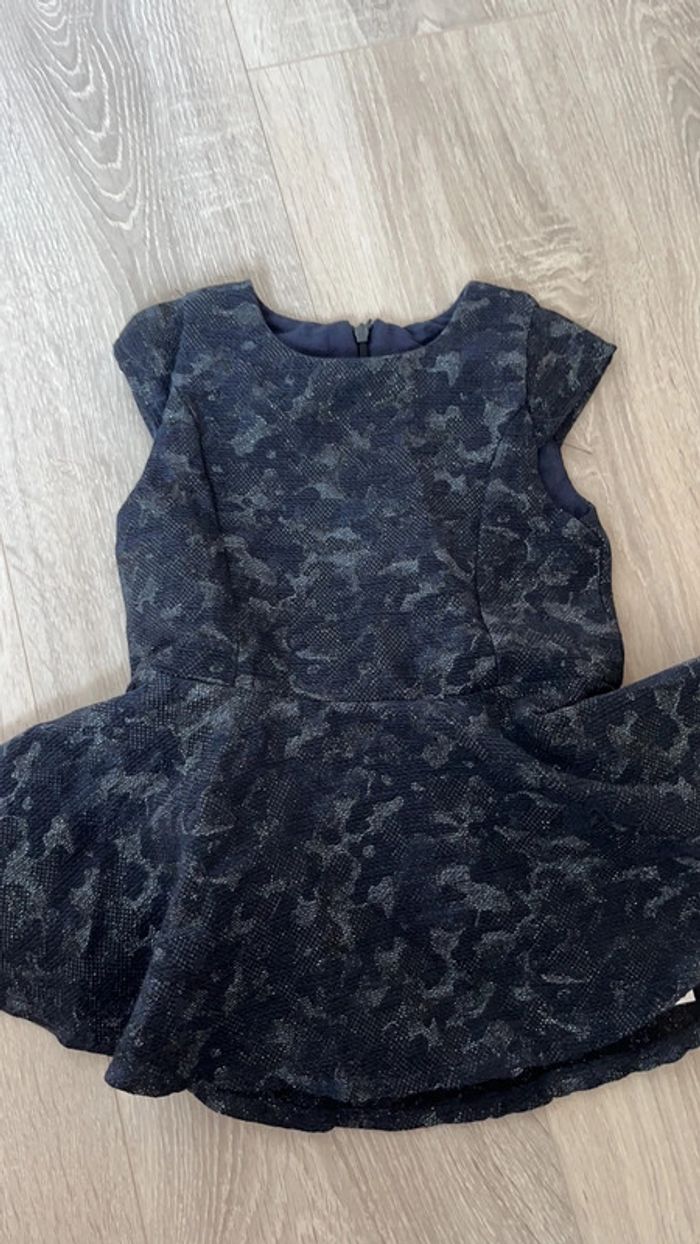 Robe bleu foncé 2 ans