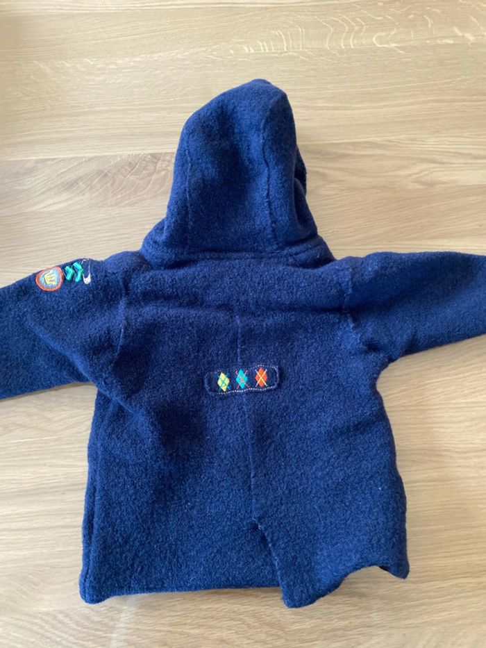 Manteau en laine DPAM 18 mois doublé - photo numéro 4