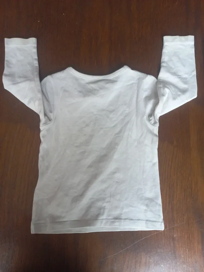 T-shirt blanc "lapin" Orchestra 12mois 74cm - photo numéro 2