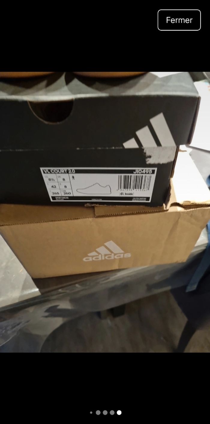Adidas ji0495 vl court t42 - photo numéro 8