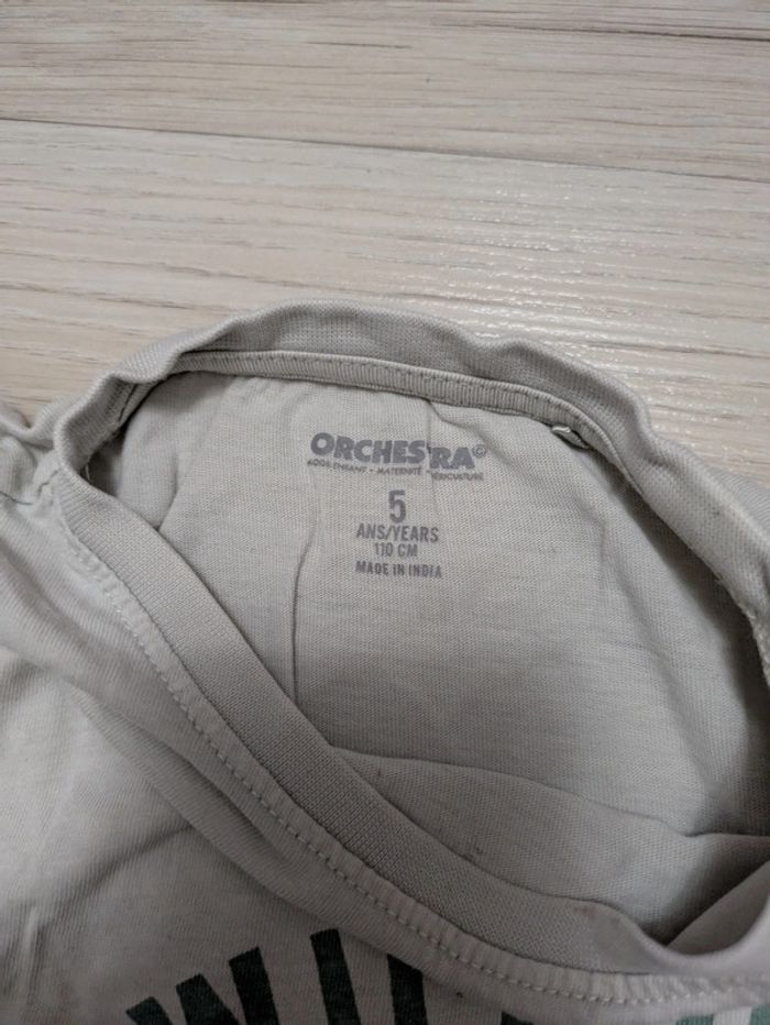 T-shirt manches longues garçon 5 ans dinosaure - photo numéro 5