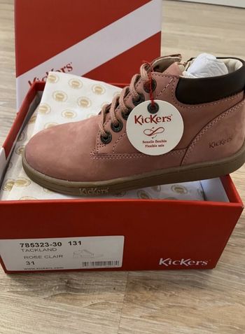 Bottines en cuir