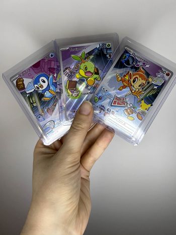 Lot de 3 ar 4eme génération pokémon coffret premier partenaire