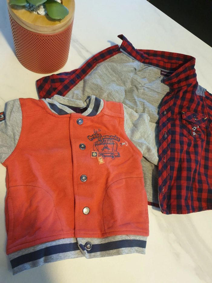 Chemise + veste neuve 3 mois - photo numéro 4