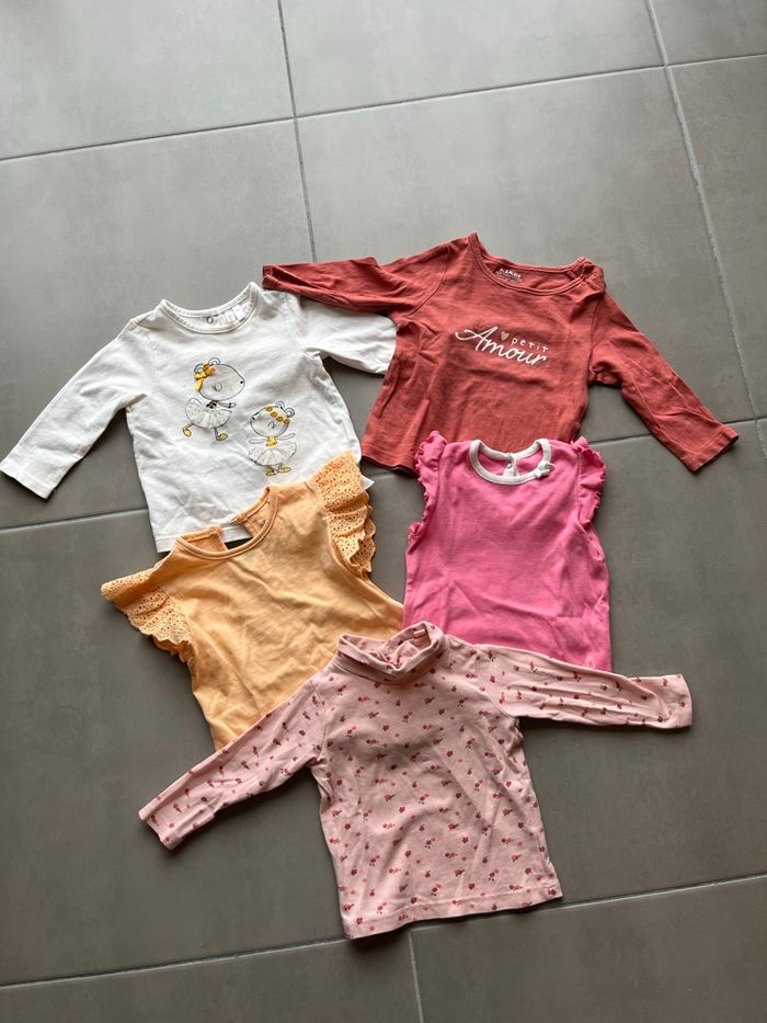 Lot de haut 6 mois Fille