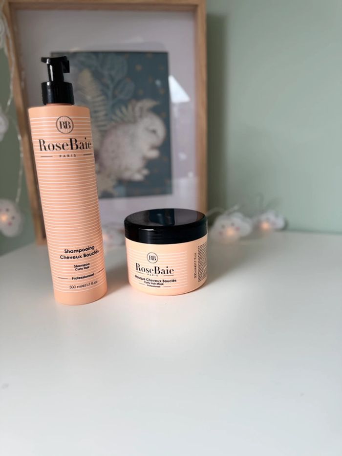 Duo cheveux bouclés RoseBaie Shampoing masque, capillaire - photo numéro 2