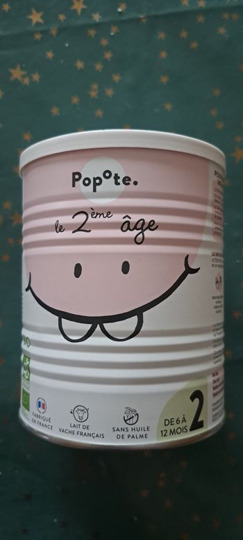 Lait popote 2e age