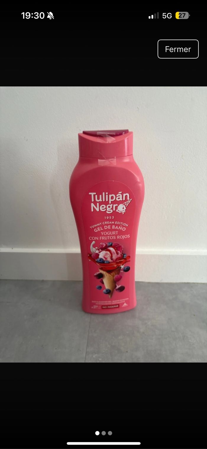 Gel douche tulipan negro