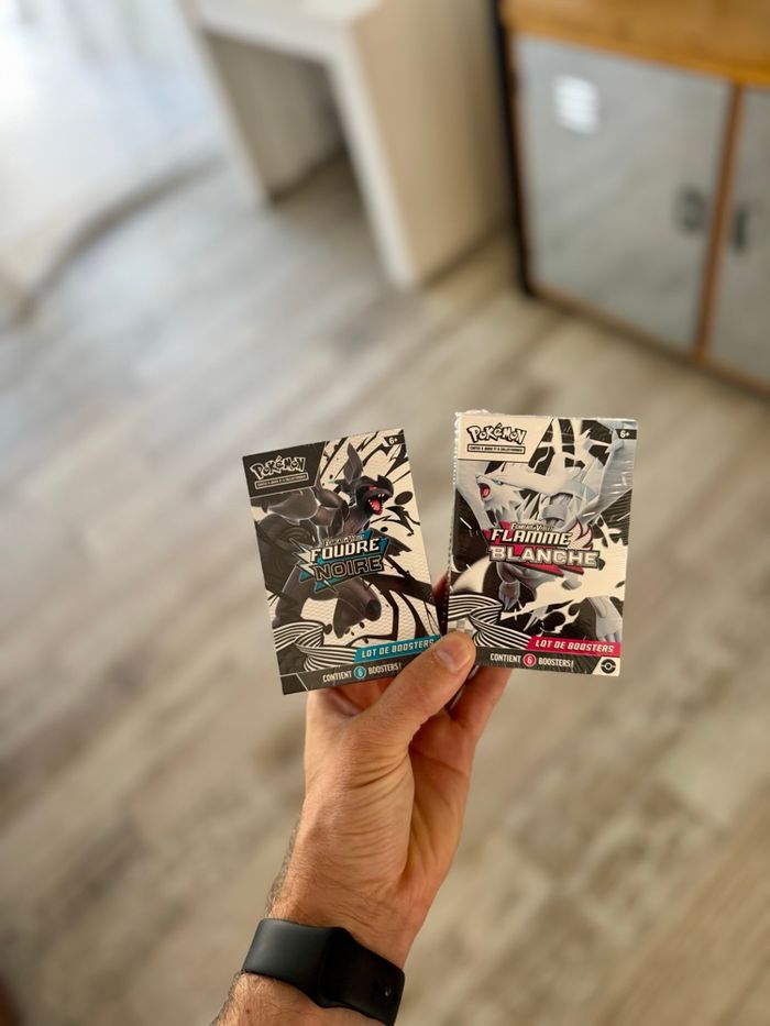 [NEUF] Lot de Bundle Pokémon EV10.5 Flamme blanche Foudre noire