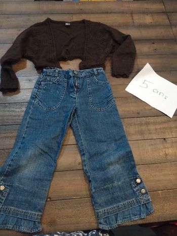 Ensemble jean et filer court 5 ans