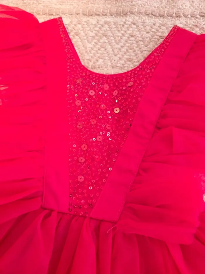 Robe rouge Noël Tape à l'œil 3 ans - photo numéro 2