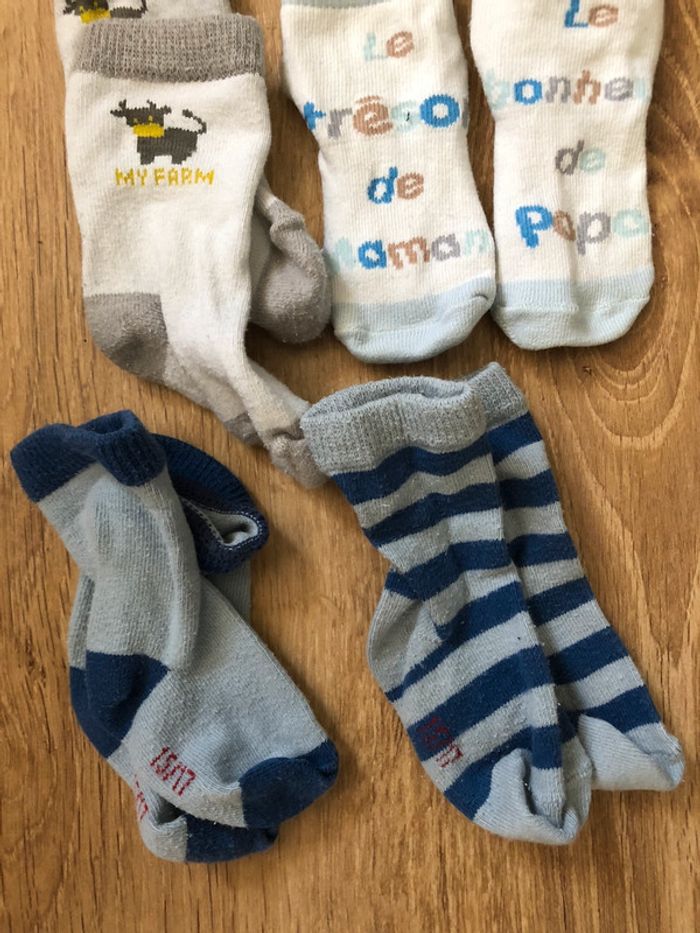 Lot de 7 paires de chaussettes t17 - photo numéro 4