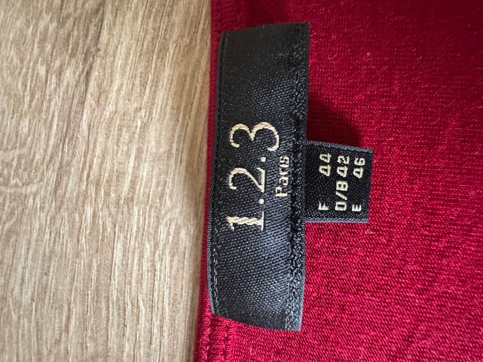 Tee-shirt rouge Maison 123 taille 44 - photo numéro 3