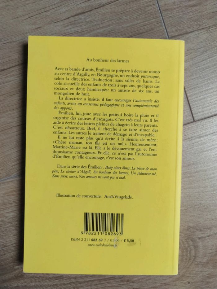 Livre : "Au bonheur des larmes" - photo numéro 2