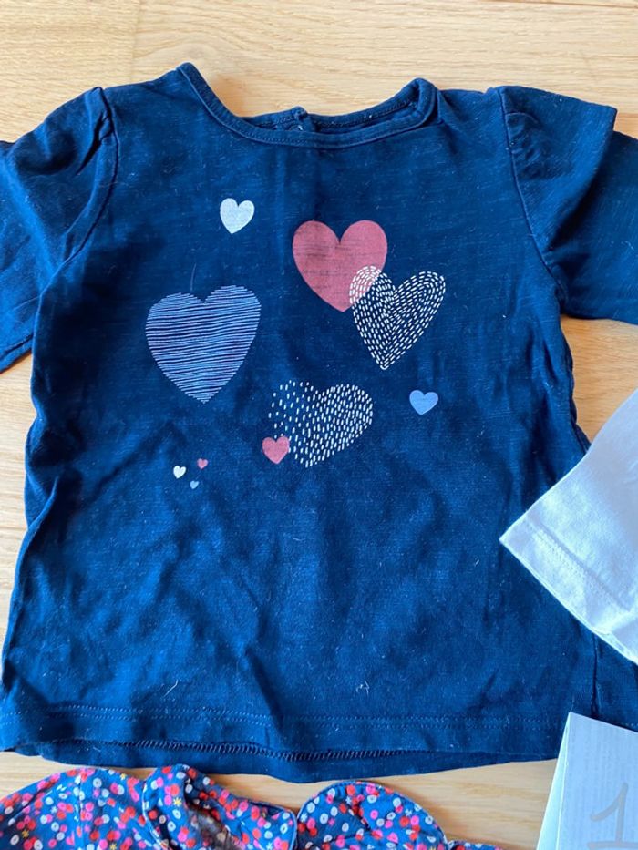 Lot de 12 T-shirts manches longues + blouses - 12 mois - photo numéro 8