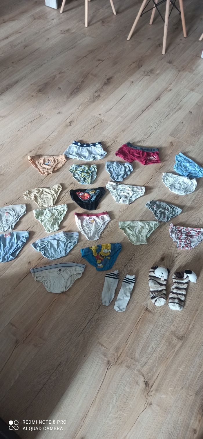 Lot de 20 slips 4 ans