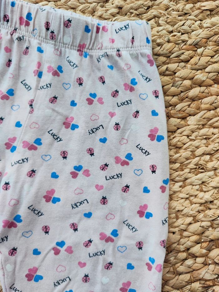 Pyjama 2 pièces fille en coton 94cm (2-3 ans) - photo numéro 4