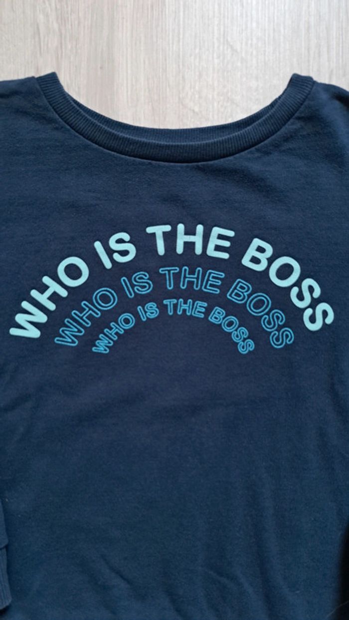 Sweat bleu marine - photo numéro 2