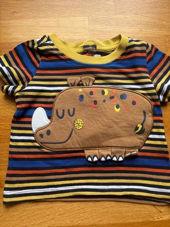 T-shirt MC dpam 3 mois garçon