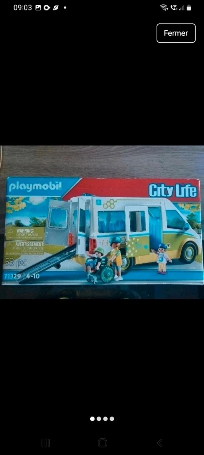 Bus scolaire playmobil