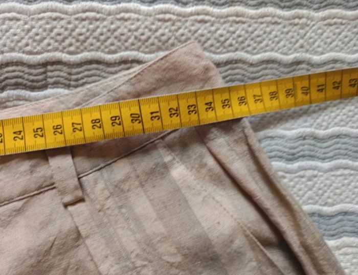 Pantalon vintage Teenflo t.34 100% lin
taille haute - photo numéro 6