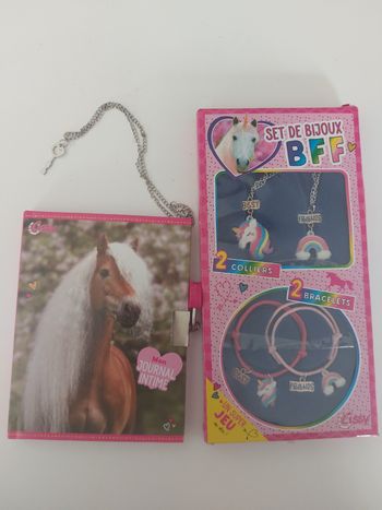 Set de bijoux + carnet secret Lissy