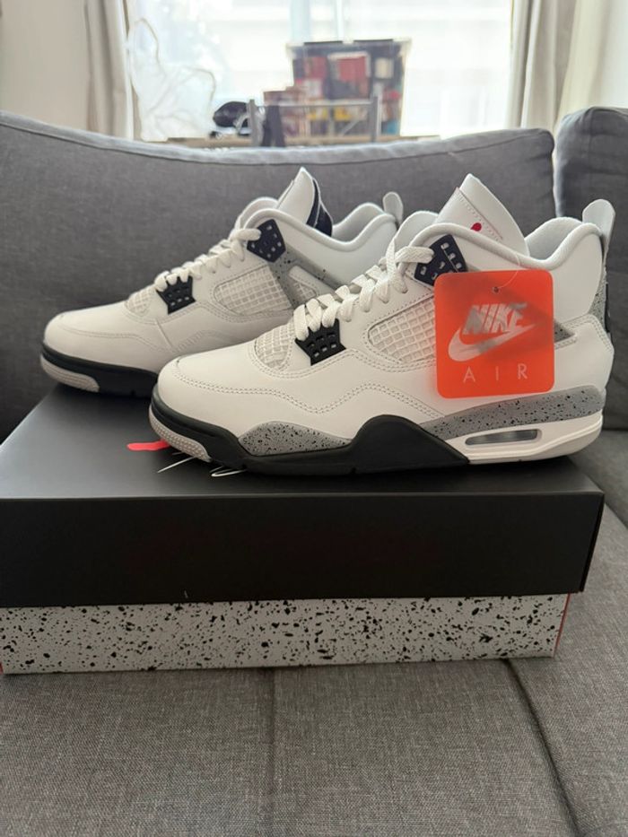 Air Jordan 4 rétro White Cément - photo numéro 4