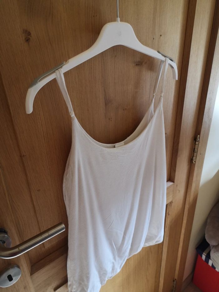 Débardeur à bretelles réglables en blanc Items Vero Moda M - photo numéro 2