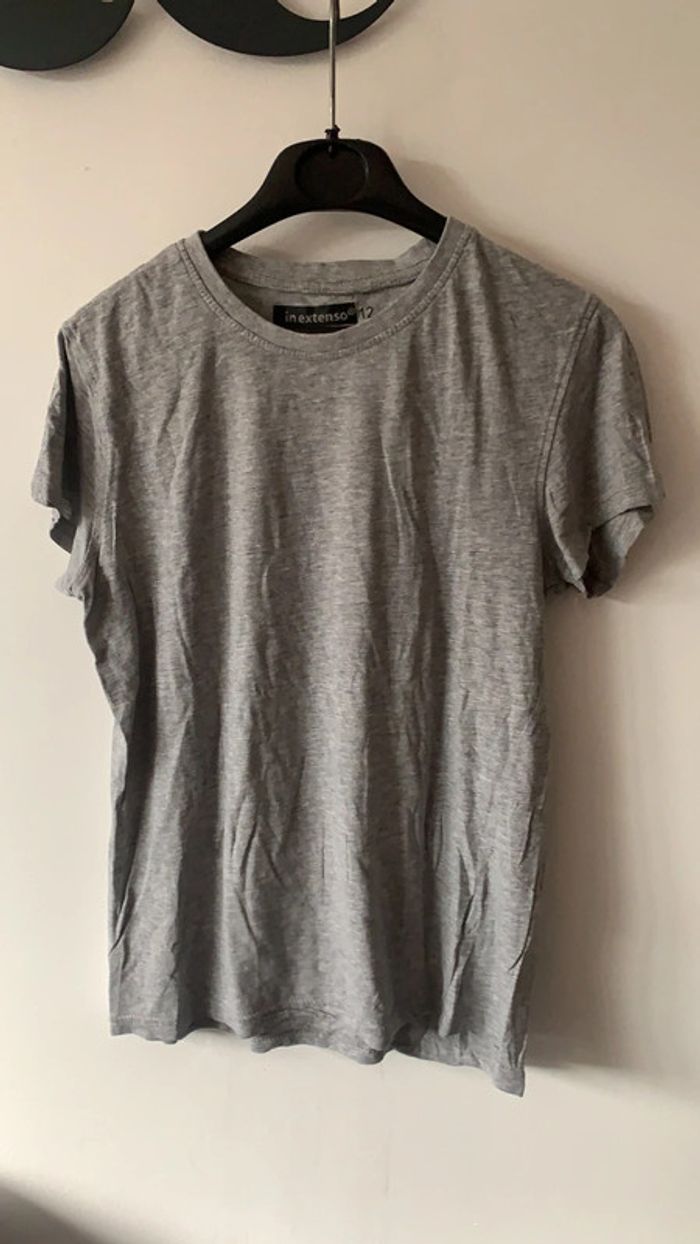 Tee Shirt gris In Extenso 12 ans