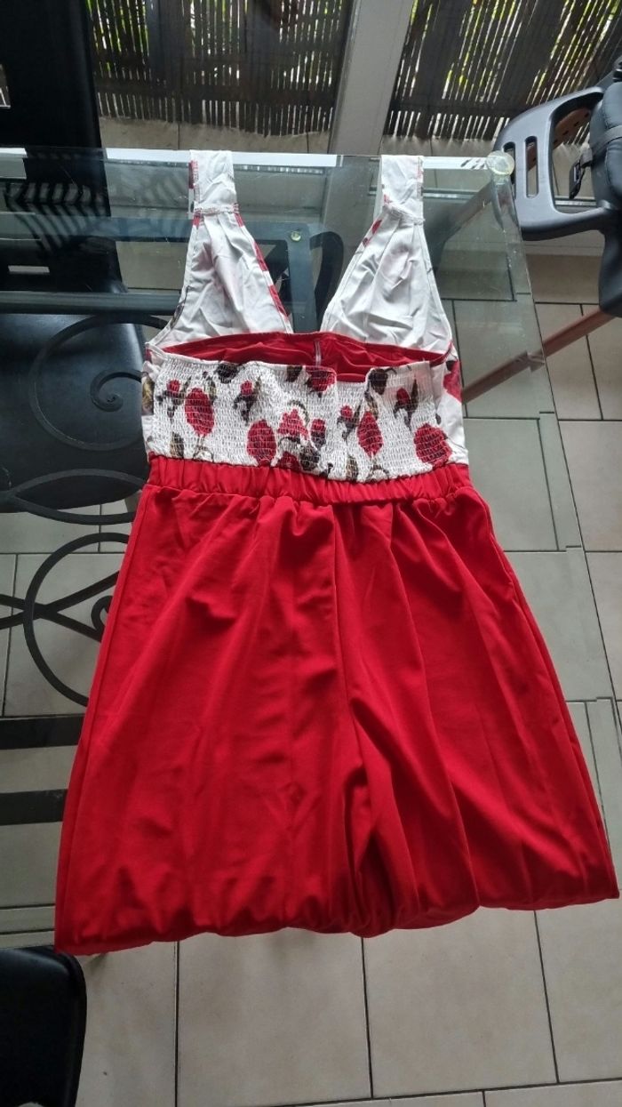 Combinaison légère pantalon rouge - photo numéro 3