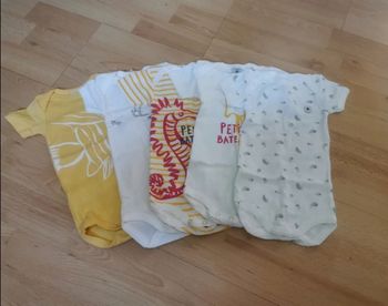 Lot bodies manche courte