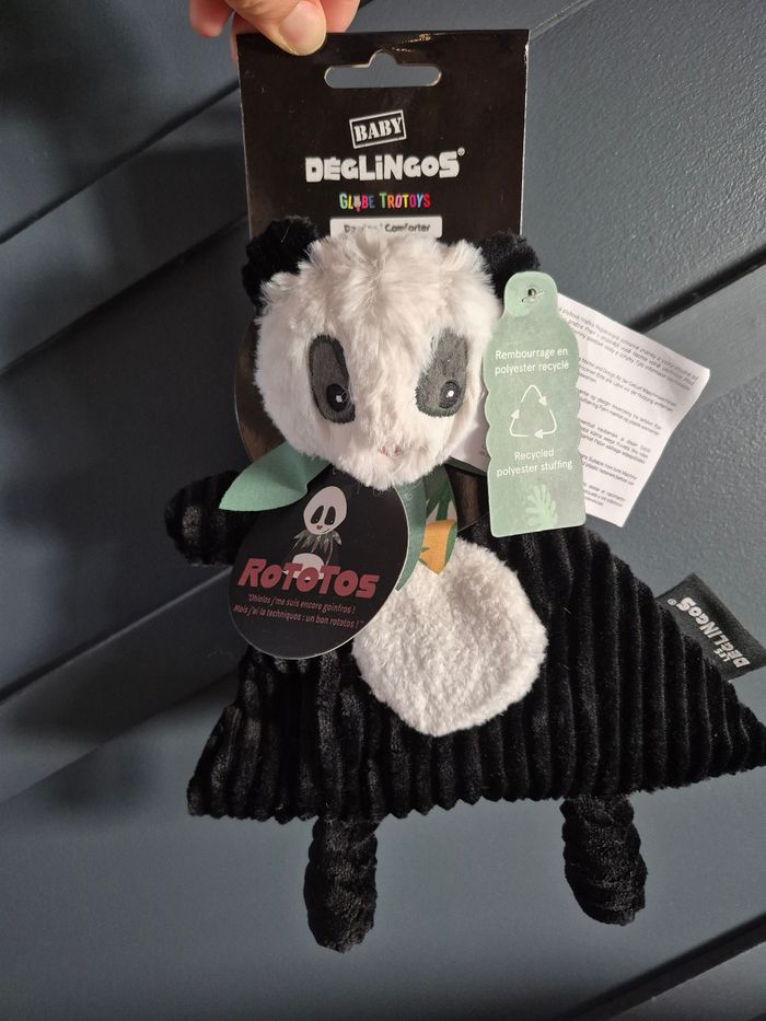 Doudou plat Rototos le Panda Deglingos - photo numéro 2