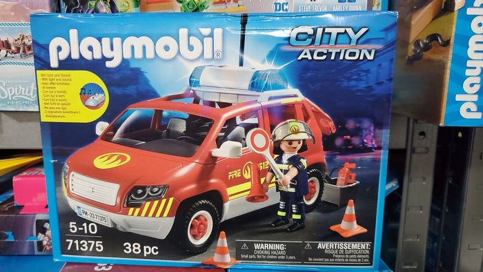 Playmobil - 5364 - Jeu De Construction - Véhicule D'intervention Avec Sirène.