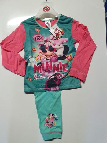 Pyjama minnie 3/4 ans
