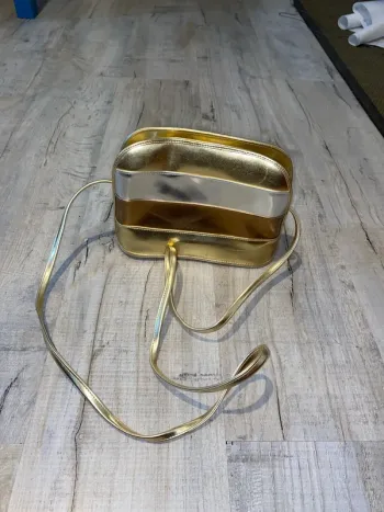 Sac bandoulière doré