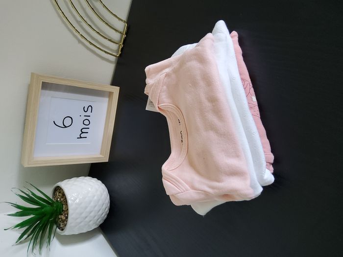 Bodies manches longues bébé fille 6 mois - photo numéro 3