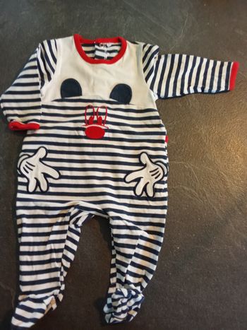 Pyjama mickey 3m - 60cm