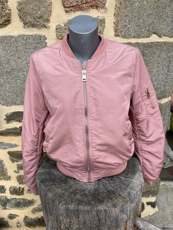 Veste bomber rose - Stradivarius 