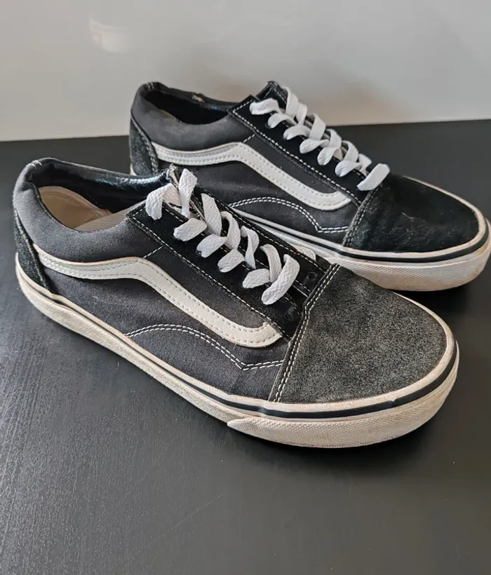 Baskets Vans Old Skool noir/blanc – Taille 37 (Homme) - photo numéro 2