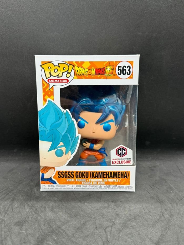 Funko pop Dragon Ball Z ssgss Goku Kamehameha 563 Chalice Sticker - photo numéro 2
