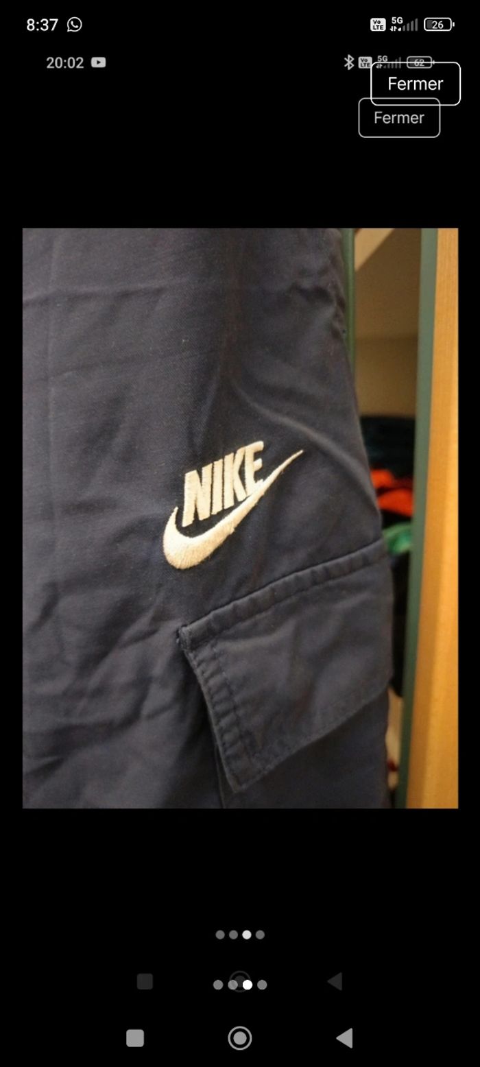 Pantalon Nike bleu marine - photo numéro 2