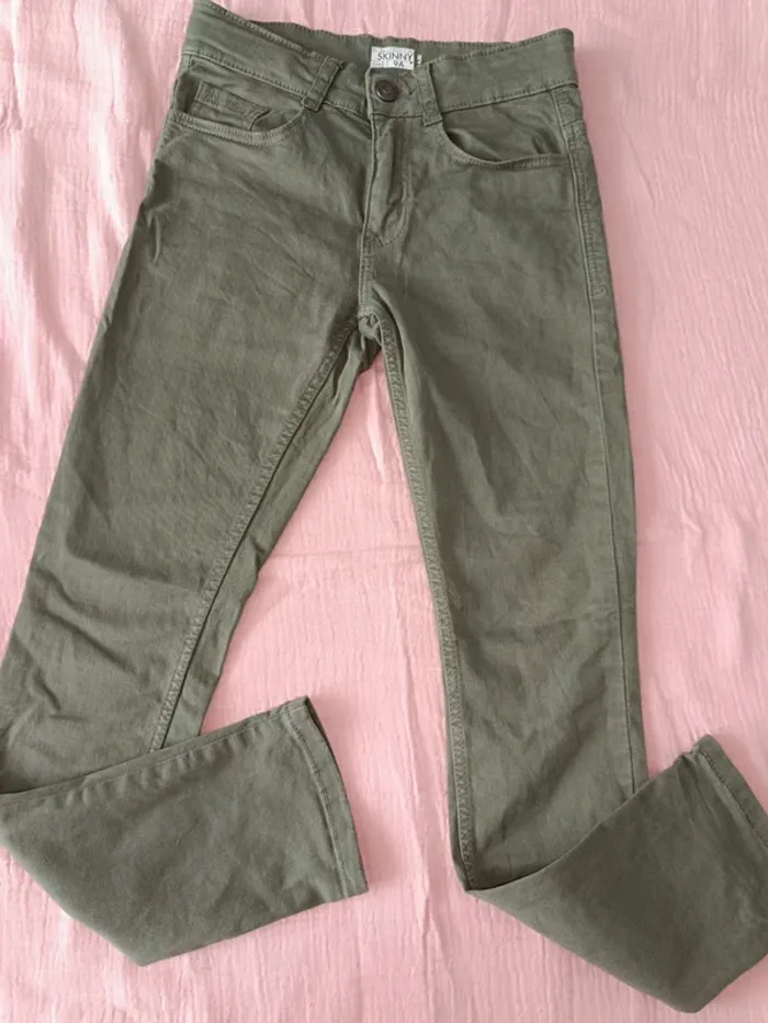 Jeans Skinny Kaki -Taille 9ans garçon