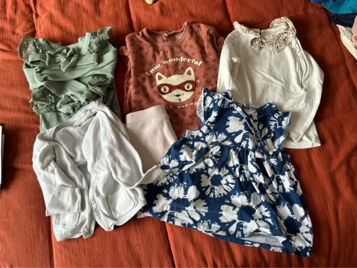 Lot vêtements fille