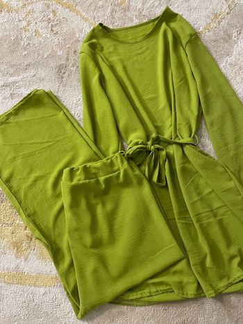 Ensemble 2 pièces vert pour femme