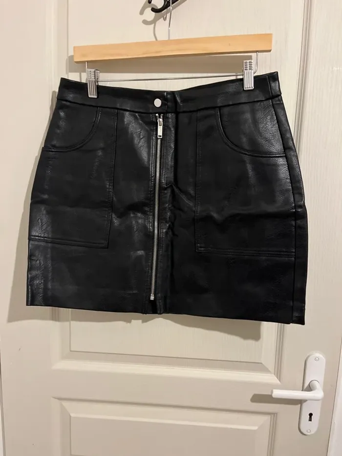 Jupe simili cuir