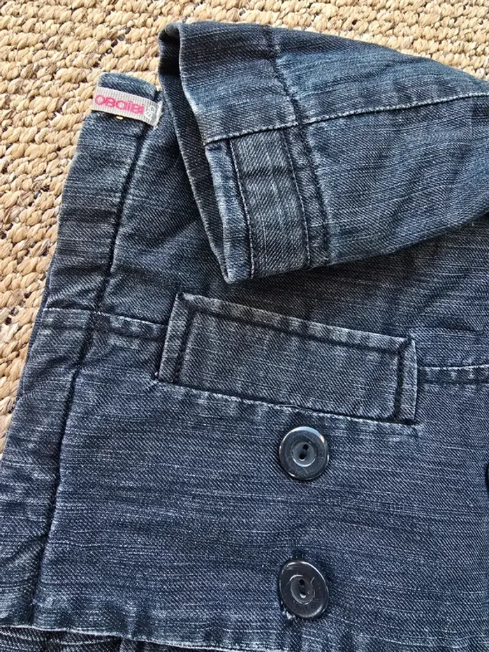 Veste jean doublée Okaidi 18mois - photo numéro 5